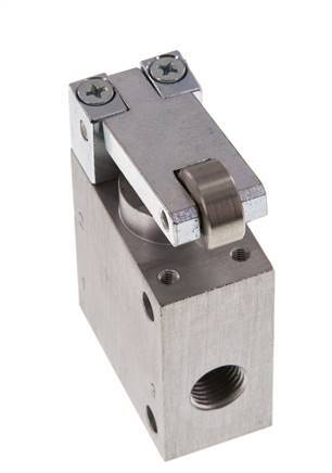 válvula universal de palanca de rodillo 3/2 G1/4'' Heavy Duty -0,95-10bar/-13,2-140psi