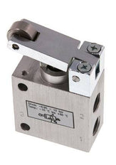 válvula universal de palanca de rodillo 3/2 G1/4'' Heavy Duty -0,95-10bar/-13,2-140psi
