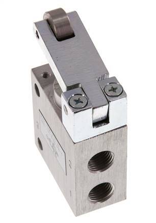 válvula universal de palanca de rodillo 3/2 G1/4'' Heavy Duty -0,95-10bar/-13,2-140psi