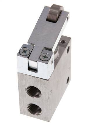 válvula universal de palanca de rodillo 3/2 G1/4'' Heavy Duty -0,95-10bar/-13,2-140psi