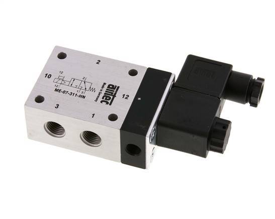 3/2 G1/4'' (G1/8'') Válvula Solenoide Piloto Externo 12V DC 0-10bar/0-140psi Airtec
