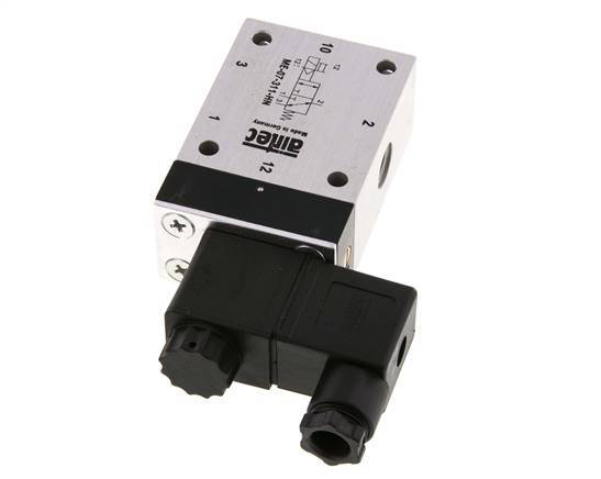 3/2 G1/4'' (G1/8'') Válvula Solenoide Piloto Externo 12V DC 0-10bar/0-140psi Airtec