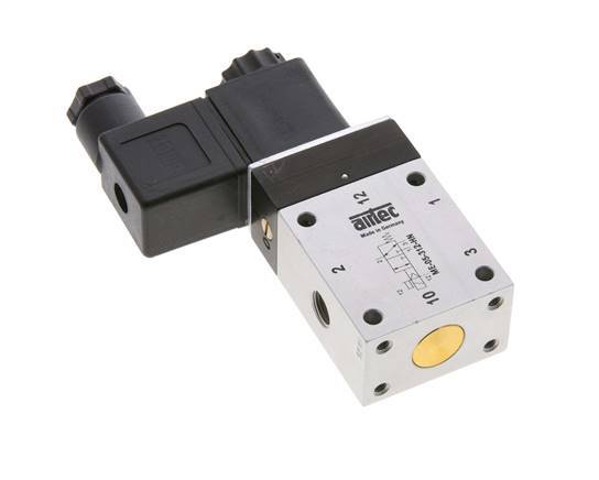 válvula solenoide 3/2 G1/8'' Piloto externo 12V DC -0.95-10bar/-13.2-140psi Airtec