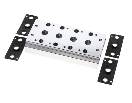 Colector 4 estaciones E.MC 5/2 5/3 vías