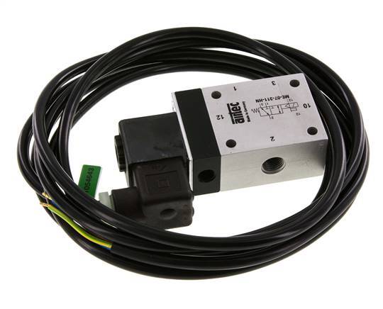 3/2 G1/4'' (G1/8'') Solenoid Valve External Pilot 24V DC ATEX 0-10bar/0-140psi Airtec