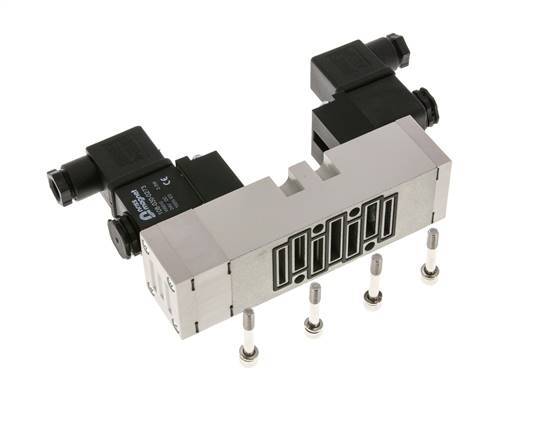 5/3 ISO 5599-1 Pressure Center Solenoid Valve 115V AC 2-10bar/28-140psi YPC