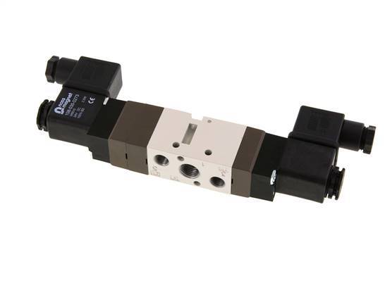 5/3 G1/4'' (G1/8'') Válvula solenoide central de escape 230V AC 2-10bar/28-140psi YPC
