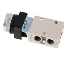 válvula de botón 3/2 G1/4'' Negro 0-8bar/0-112psi YPC