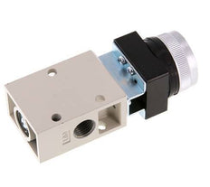 válvula de botón 3/2 G1/4'' Negro 0-8bar/0-112psi YPC