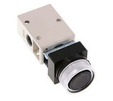 válvula de botón 3/2 G1/4'' Negro 0-8bar/0-112psi YPC