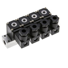 4x3/2 M5 NC Solenoid Valve 12V DC -0.95-8bar/-13.2-112psi Airtec