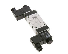 5/2 G1/8'' Bistable Solenoid Valve External Pilot 12V DC 0-10bar/0-140psi Airtec