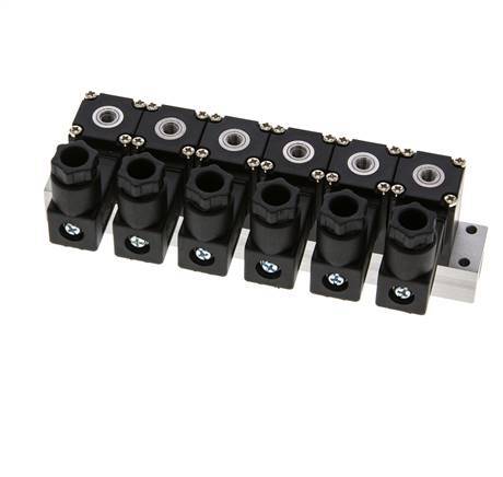 6x3/2 M5 NC Electroválvula 12V DC -0.95-8bar/-13.2-112psi Airtec