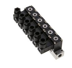 6x3/2 M5 NC Electroválvula 12V DC -0.95-8bar/-13.2-112psi Airtec