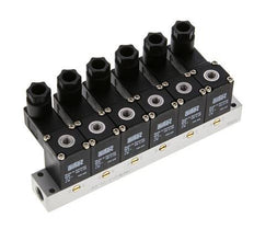 6x3/2 M5 NC Electroválvula 12V DC -0.95-8bar/-13.2-112psi Airtec