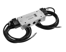 válvula solenoide de 5/3 G1/2'' de centro cerrado 24V DC ATEX 3-10bar/42-140psi Airtec