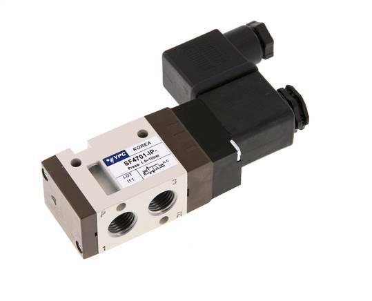 3/2 G1/4'' NO Solenoid Valve 12V DC 1.5-10bar/21.0-140psi YPC