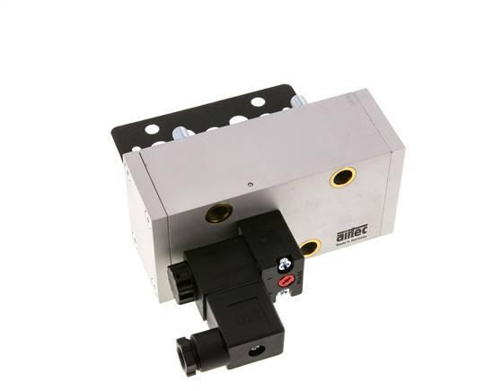 5/2 ISO 5599-3 Solenoid Valve 12V DC 2-10bar/28-140psi Airtec