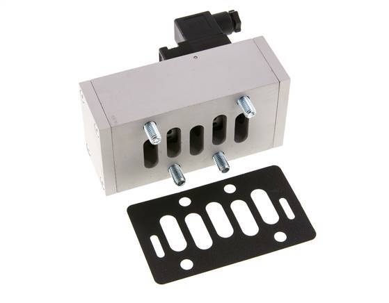 5/2 ISO 5599-3 Solenoid Valve 12V DC 2-10bar/28-140psi Airtec
