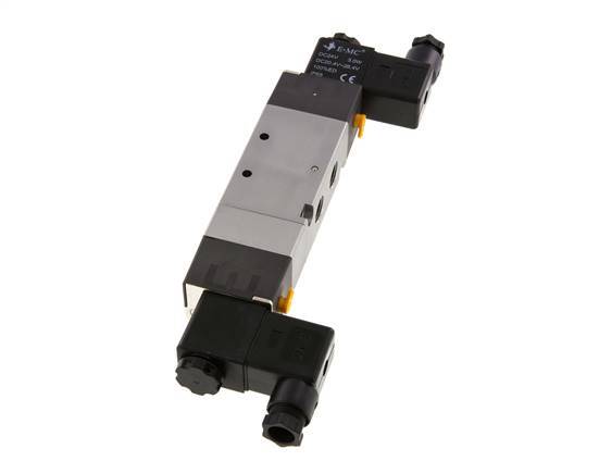 5/3 G1/4'' Válvula solenoide de centro de presión 230V AC 1.5-8bar/21.0-112psi E.MC