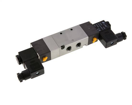 5/3 G1/4'' Válvula solenoide de centro de presión 230V AC 1.5-8bar/21.0-112psi E.MC