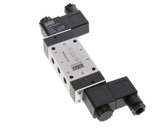 válvula solenoide de centro de presión 5/3 G1/8'' 24V AC 3-8bar/42-112psi Airtec