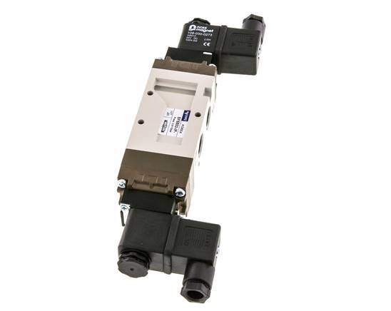 5/3 G3/8'' Pressure Center Solenoid Valve 115V AC 2-10bar/28-140psi YPC