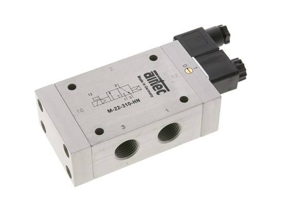 3/2 G1/2'' NO Solenoid Valve 115V AC 1-10bar/14-140psi Airtec