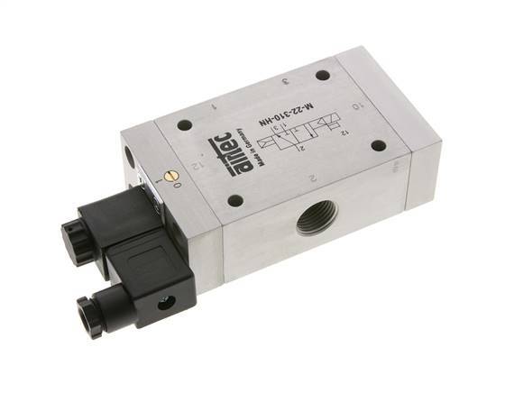 3/2 G1/2'' NO Solenoid Valve 115V AC 1-10bar/14-140psi Airtec