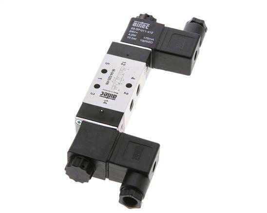 válvula solenoide biestable 5/2 G1/8'' 115V AC 2.5-10bar/35.0-140psi Airtec