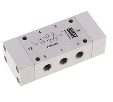 5/2 G1/8'' Válvula piloto de aire biestable 0-10bar/0-140psi Airtec