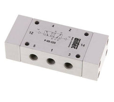 5/2 G1/8'' Válvula piloto de aire biestable 0-10bar/0-140psi Airtec