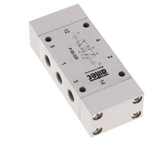 5/2 G1/8'' Válvula piloto de aire biestable 0-10bar/0-140psi Airtec
