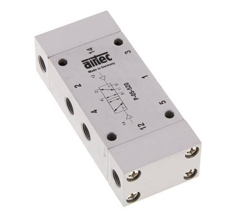 5/2 G1/8'' Válvula piloto de aire biestable 0-10bar/0-140psi Airtec