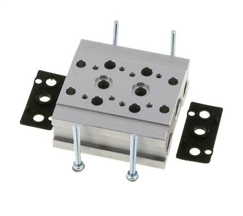 Colector de 2 estaciones YPC SF1000 5/2 5/3 vías