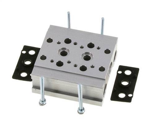 Colector de 2 estaciones YPC SF1000 5/2 5/3 vías