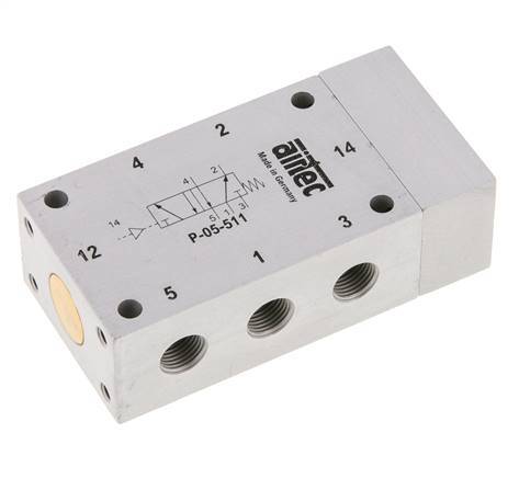 5/2 G1/8'' Air Pilot Valve 0-10bar/0-140psi Airtec