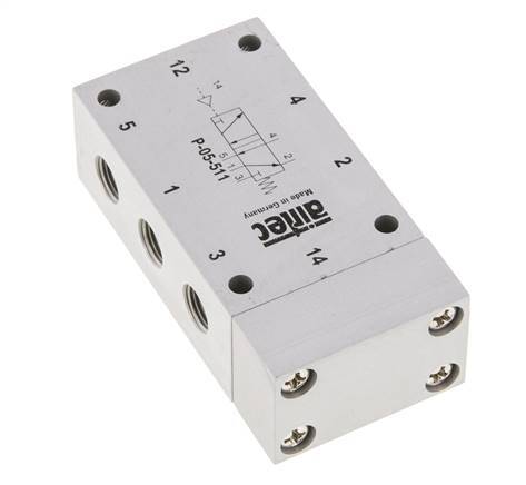 5/2 G1/8'' Air Pilot Valve 0-10bar/0-140psi Airtec