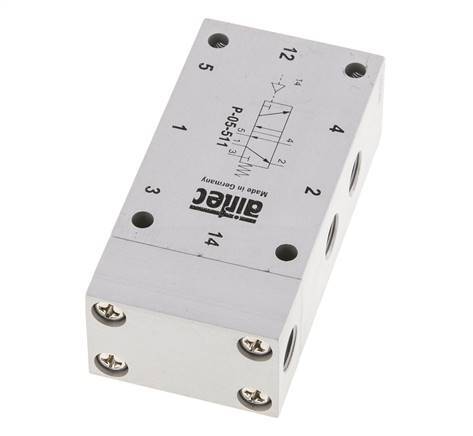 5/2 G1/8'' Air Pilot Valve 0-10bar/0-140psi Airtec