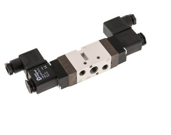 5/2 G1/4'' (G1/8'') Válvula solenoide biestable 12V DC 1.5-10bar/21.0-140psi YPC