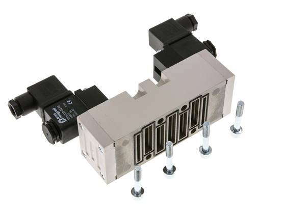 5/2 ISO 5599-2 Electroválvula biestable 24V DC 1.5-10bar/21.0-140psi YPC