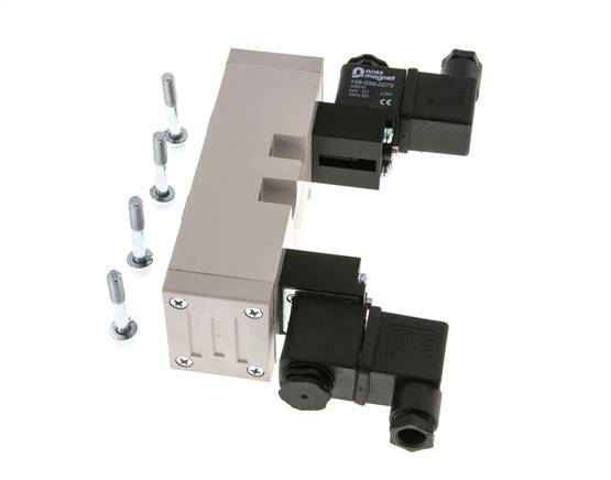 5/2 ISO 5599-2 Electroválvula biestable 24V DC 1.5-10bar/21.0-140psi YPC