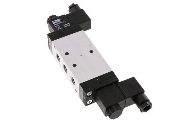 válvula solenoide biestable 5/2 G1/4'' 12V DC 2.5-10bar/35.0-140psi Airtec