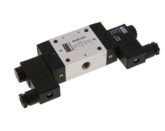 válvula solenoide biestable 3/2 G1/4'' 24V DC 1.5-10bar/21.0-140psi Airtec