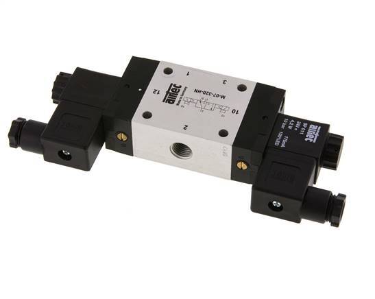 válvula solenoide biestable 3/2 G1/4'' 24V DC 1.5-10bar/21.0-140psi Airtec