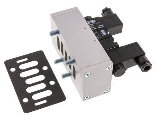 5/2 ISO 5599-3 Electroválvula biestable 24V AC 2-10bar/28-140psi Airtec