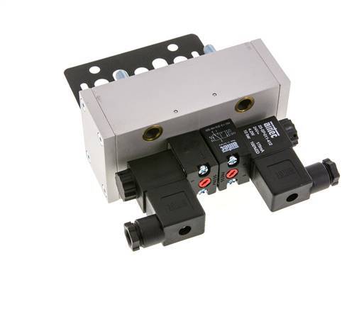 5/2 ISO 5599-3 Electroválvula biestable 24V AC 2-10bar/28-140psi Airtec