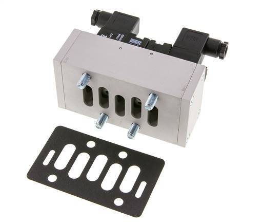 5/2 ISO 5599-3 Electroválvula biestable 24V AC 2-10bar/28-140psi Airtec