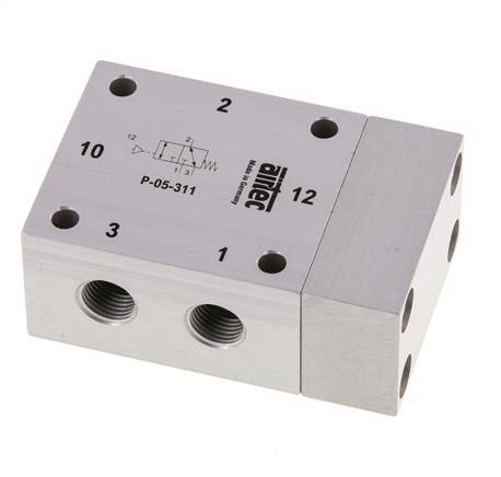 válvula piloto de aire 3/2 G1/8'' 1-10bar/14-140psi Airtec