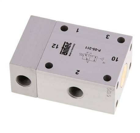 válvula piloto de aire 3/2 G1/8'' 1-10bar/14-140psi Airtec